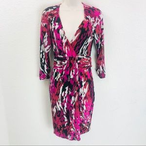 Laundry by Shelli Segal red print dress